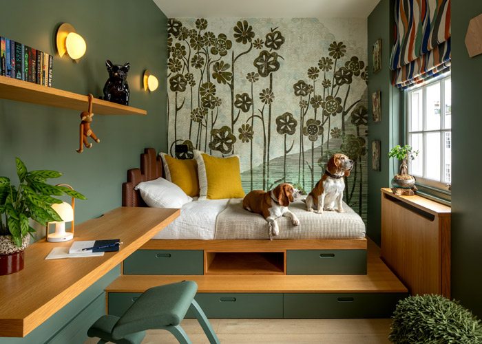 green-kids-room